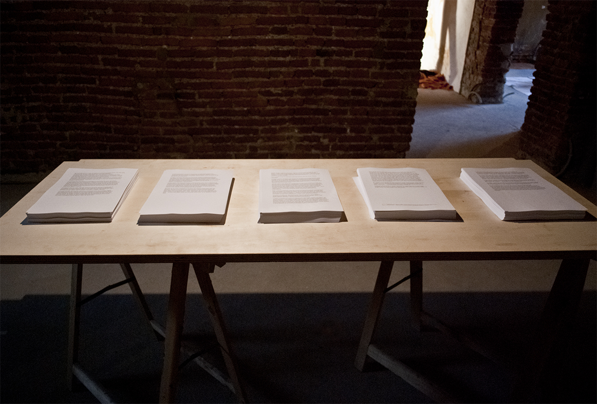 A curator, an artist, a gallery director, a publisher and collector. Art, instruction for the use